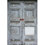 Queence Garderobenleiste »Tür«, 17453947-0 blau B/H/T: 80 cm x 120 cm x 5 cm,