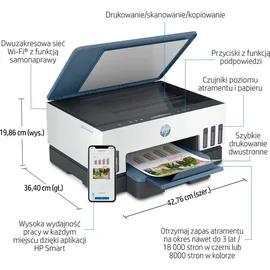 HP Smart Tank 725 All-in-One Tinte, mehrfarbig (28B51A)