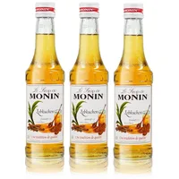 3x Monin Lebkuchen Sirup, 250 ml Flasche - für Cocktails, zum Kaffee oder Koche