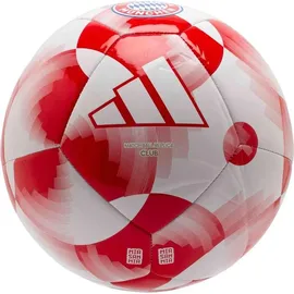 adidas Ball FC Bayern München Heimspiel Club, Größe 5 in Weiß
