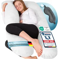 eloneo Seitenschläferkissen mit Bezug