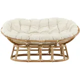 VCM ebuy24 Mamasan Liebesnest, Loungesessel natur.