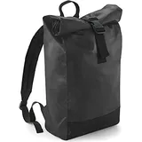 BagBase Tarp Rolltop 15 Liter Rucksack, Schwarz, 26 x 43 x 13 cm | 26 x 43 x 13 cm