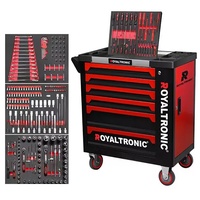 Werkstattwagen RT6X6 Royaltronic Werkzeugwagen 6 Schubladen mit Werkzeug befüllt