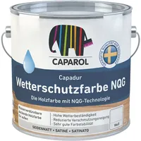 (27,98€/L) Caparol Capadur Wetterschutzfarbe NQG weiß Holz Farbe 2,5L