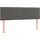 vidaXL Boxspringbett 140 x 200 cm Dunkelgrau