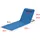 [en.casa] Donostia 2er Set Gartenliege 143 x 48 x 48 cm Blau