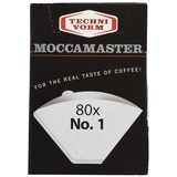 Moccamaster Filtertüten weiß No.1 80 St.