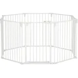 PawHut Welpenauslauf mit Tür klappbar 8 Paneele