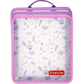 Step By Step Faltbare Heftbox Pink