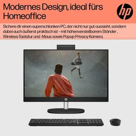 HP All-in-One PC 24-cr0401ng AMD Ryzen 5 7520U 8 GB RAM 512 GB SSD Win11 Home
