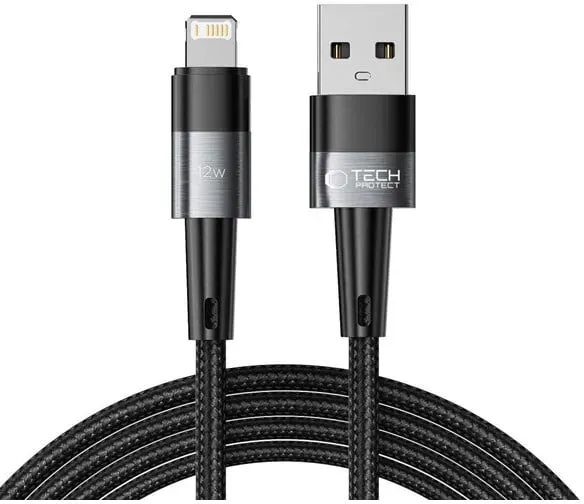 UltraBoost USB-A / Lightning Cable 12W 2.4A 2m - Grey