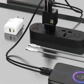 DUDAO USB-C auf USB-A 2 m Schwarz