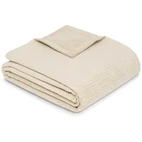 IBENA Cord Decke 150x200 cm - Baumwollmix weich, Made
