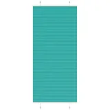 vidaXL Plissee Petrolgrün 95x200 cm Stoffbreite 94,4 cm Polyester