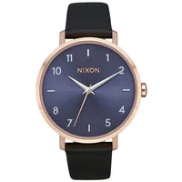 NIXON Womens Analogue Quartz Watch with Leather Strap A1091-3005-00