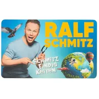 Ralf Schmitz Brettchen Schmitzfindigkeiten Frühstücksbrettchen in blau | Gr.: