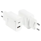 Good Connections GoodConnections Charger 20W 2-Port USB-C/A PD Weiß