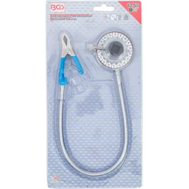 BGS Drehwinkel-Messgerät mit Cliparm Antrieb Innenvierkant 12,5 mm (1/2")