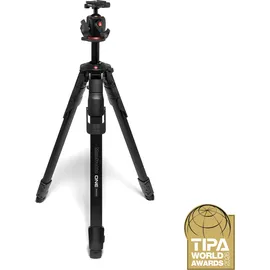 Manfrotto ONE Photo Alu Stativ mit Kugelkopf AS (Q6T)