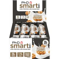 PHD Smart Cookies and Cream Riegel 12 x 64 g