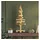 vidaXL Holz Weihnachtsbaum mit Ständer Braun 60 cm