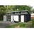 Lasita Maja Blockbohlen-Garage »Hawaii«, BxT: 780 x 520 cm (Außenmaß), Holz - grau