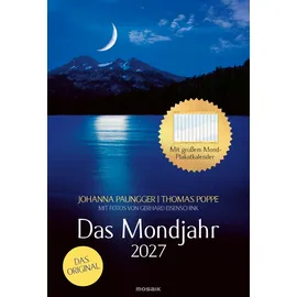 Mosaik Verlag Das Mondjahr 2027 - Wand-Spiralkalender: mit Fotos von Gerhard Eisenschink - Das Original - Mit großem Mond-Plakat-Kalender