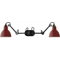 Lampe Gras - 204 Double Wandleuchte Black/Red