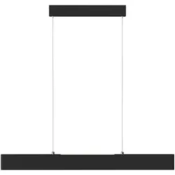Maytoni Moderne LED-Hängeleuchte, schwarz, Lichtausrichtung nach oben und unten, 100 cm hoch, höhenverstellbar, 23W 220-240 V