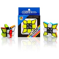Kind Ja Lernspielzeug Zauberwürfel,Fidget Spinning Rubik's Cube,1x3x3 Magic,Lernspielzeug Ø 2 cm x 5.7 cm
