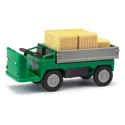 E-Karre Balkancar mit Ladung grün Modell von Mehlhose 1:87