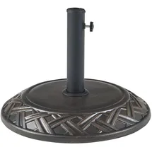 casa.pro Schirmständer Bisegna Beton Ø 50 x 7 cm Bronze