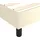 vidaXL Boxspringbett 120 x 200 cm Creme