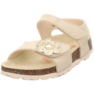 superfit Mädchen Fussbettpantoffel Sandale, Gold 9710, 32