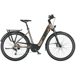 KTM MACINA TOUR P510, Wave, XS43 - 500WH, Freilauf, oak (black+orange), 28