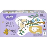 Bella Baby Happy Windeln soft & delicate Gr.4+ Maxi Plus 9-15 kg HAPPY BOX 112 Stück