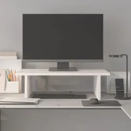 vidaXL Monitorständer 50x27x15 cm Weiß