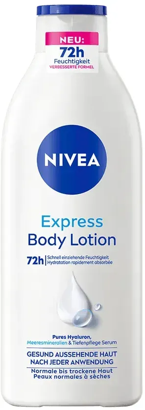 Nivea Express Body Lotion, Lotion, Frauen, Feuchtigkeitsspendend, trockene Haut,