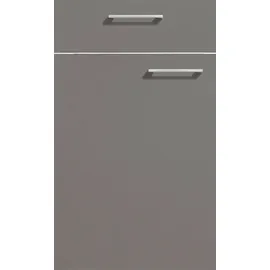 kochstation Küchenzeile »KS-Scafa, vormontiert, mit höhenverstellbaren Füßen«, vormontiert, wahlweise mit E-Geräten, mit Soft-Close, Breite 320 cm grau
