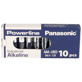 Panasonic 10x MICRO AAA LR03 MN2400 Batterie PANASONIC POWERLINE INDUSTRIAL 1383mAh