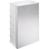 Wagner-Ewar Abfalleimer 60 l Silber