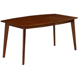 miliboo Esstisch ausziehbar skandinavisch Nussbaum L150-200 LEENA