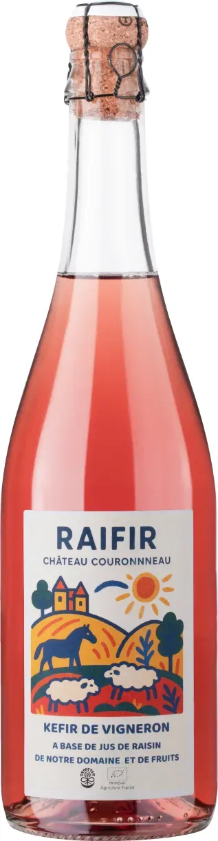 Raifir Traubensaft mit Kefirknollen vergoren, Bio Rotwein, Biowein