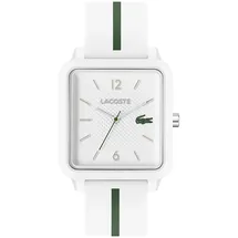 Lacoste Analog Quarzuhr für Herren mit Weisses Silikonarmband - 2011251