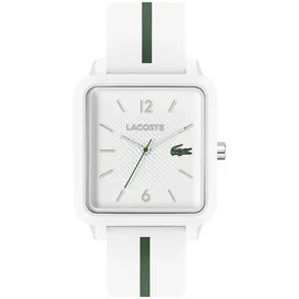 Lacoste Analog Quarzuhr für Herren mit Weisses Silikonarmband - 2011251