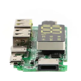 MakerHawk 4 x 18650 Powerbank Board Dual USB 5V 2.4A Mobilmodul 18650-Lithium-Batterie-Ladegerät-Board mit Überladung-Kurzschlussschutz DIY USB-Board