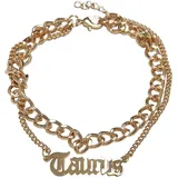 URBAN CLASSICS Zodiac Golden Anklet - Goldfarben