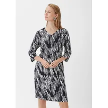 Comma, Kleid Minikleid Blau 36