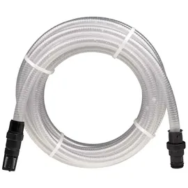vidaXL Saugschlauch mit PVC-Anschlüssen Transparent 1" 10 m PVC,